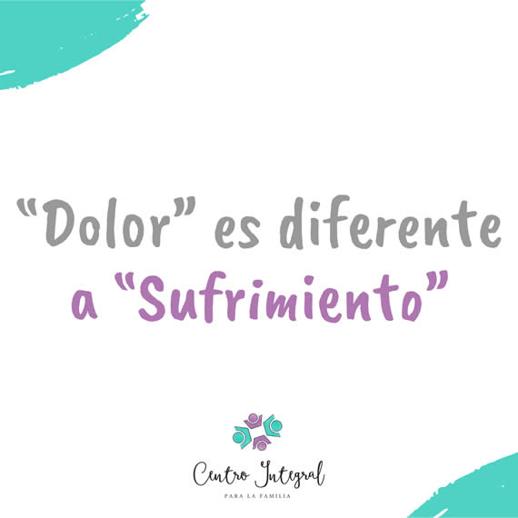  “Dolor” es diferente a “Sufrimiento”⠀