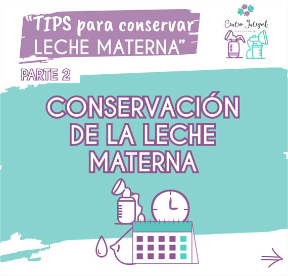 tips Conservar Leche materna