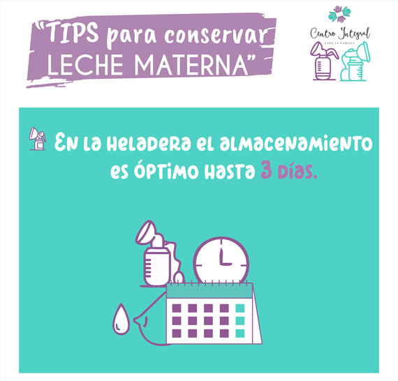 tips Conservar Leche materna