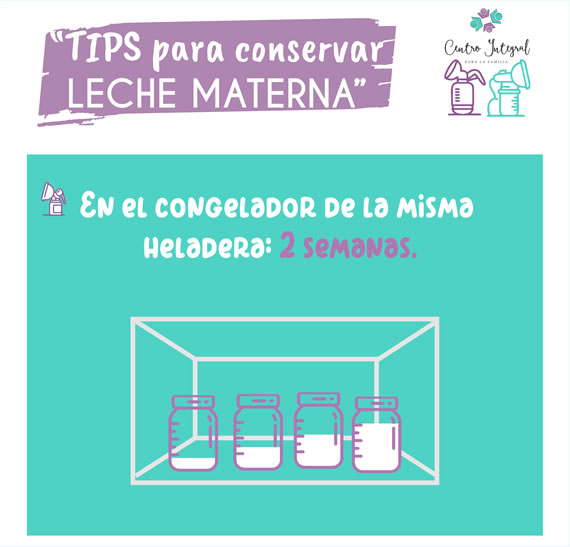 tips Conservar Leche materna