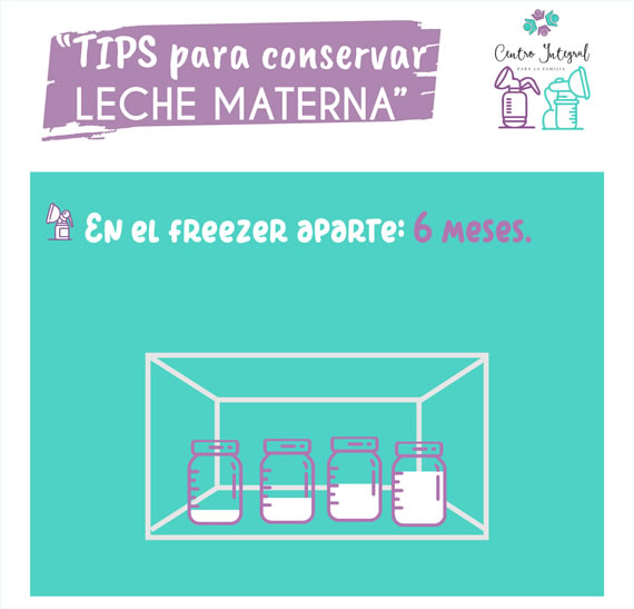 tips Conservar Leche materna